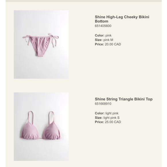 Hollister bathing suit - Picture 2 of 4